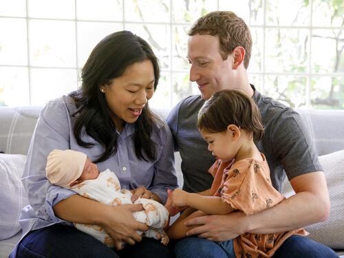 Mark Zuckerberg è di nuovo papà: è nata August