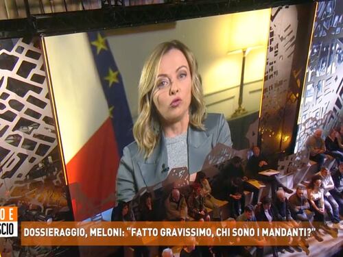 Dossier, Meloni punta De Benedetti e Pd: "A chi andavano le informazioni"