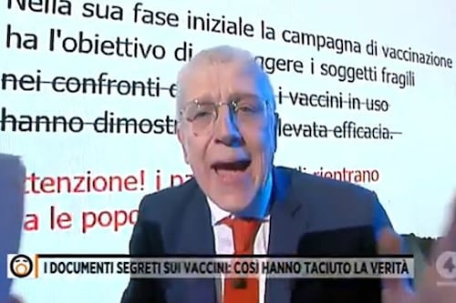 Fuori dal Coro, Mario Giordano svela le carte segrete sui vaccini