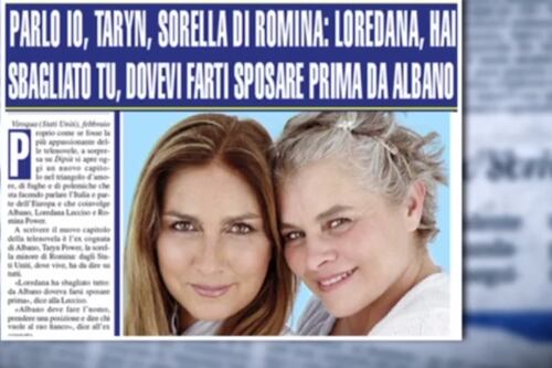 Parla Taryn Power: "Al Bano è poco uomo. Decida tra Romina e Loredana"