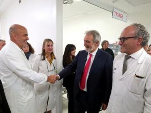 San Camillo, pronto soccorso rinnovato con shock room e area per supercontagiosi