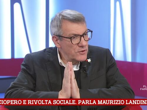 Tagadà, a Landini ancora non basta: "Rivolta sociale necessaria"