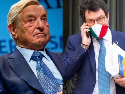 Salvini stronca Soros: "Un onore essere attaccato da uno speculatore nemico dell'Italia"