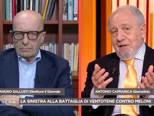 Ventotene, Sallusti smonta il giochino di Caprarica: "Chi dissente è fascista..."