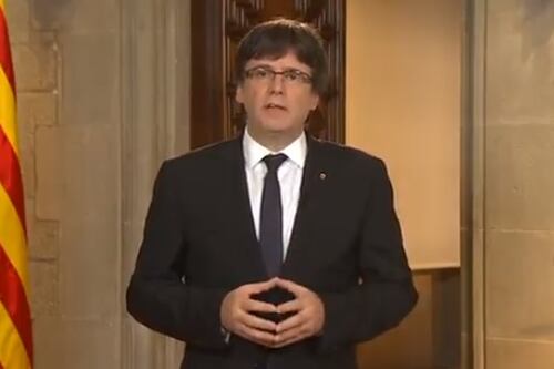 Catalogna, Puigdemont: "Andiamo avanti verso l'indipendenza. Il re ci ha deluso"