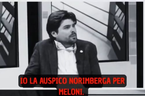 "Auspico una Norimberga per Meloni". La frase choc pronunciata dal capogruppo di Avs