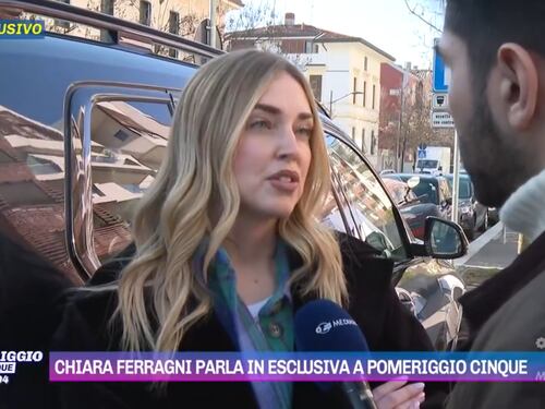 Chiara Ferragni a Pomeriggio 5, la sua verità su Fedez, Corona e il processo: "Anno devastante"