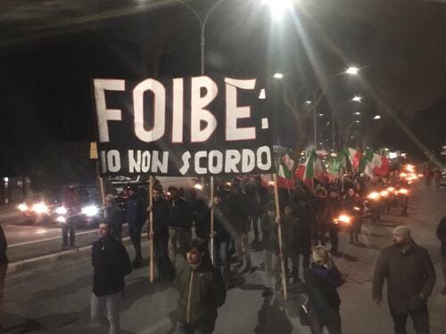 Foibe, domani Casa Pound in corteo al Laurentino per la Giornata del ricordo