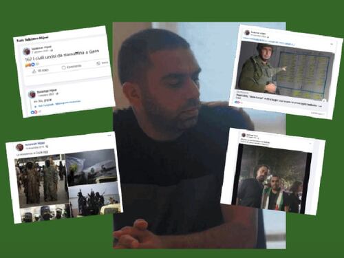 Ecco i post sul 7 ottobre e Hamas che sbugiardano Hijazi