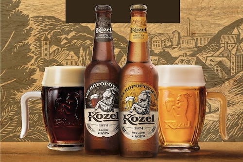 Kozel, la birra ceca più venduta arriva in Italia con una Lager e una Dark