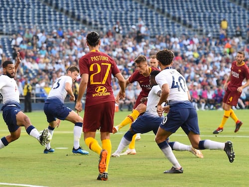 Gol di Schick poi il crollo: Roma travolta dal Tottenham