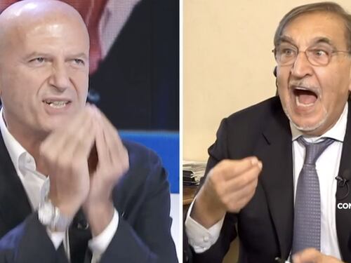 L'aria che tira, frecciate tra Augusto Minzolini e Ignazio La Russa. "Sembravi sobrio". "Allora tu sei ubriaco"