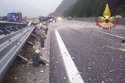 Friuli Venezia Giulia, autostrada chiusa per frana vicino Udine