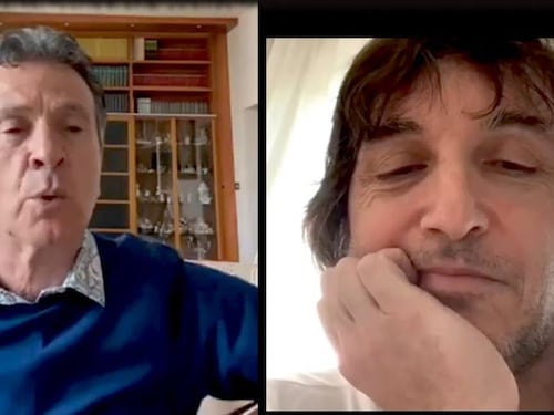 Pupo e Cruciani cantano insieme per alleviare la solitudine degli amanti del sesso