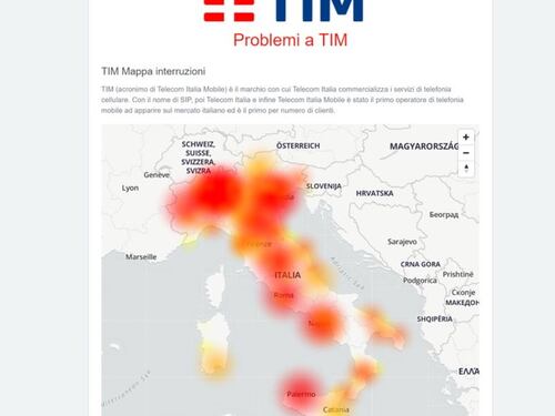 Tim down, "non funziona internet". Perché non va la rete