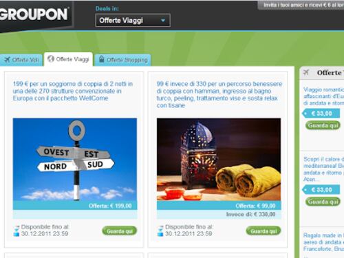 Groupon acquisisce Blink, l'app per prenotare gli alberghi last minute