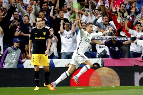 Tris di Ronaldo, Atletico ko. Il Real "vede" la finale e aspetta la Juve