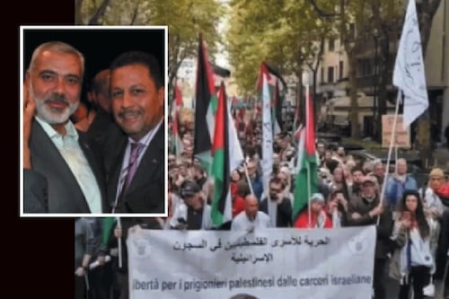 Hannoun dalla piazza attacca: "Siete giornali fascisti... ma qui non c’è pena di morte"