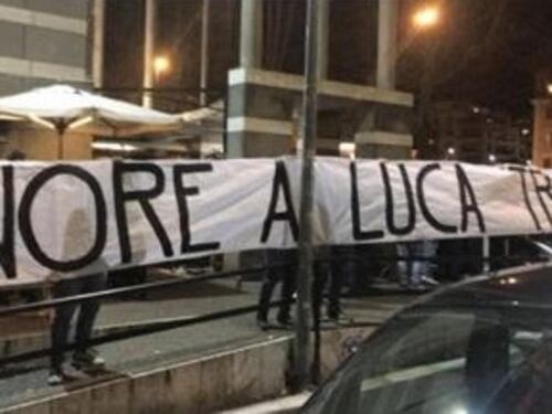 Roma, striscione choc a Ponte Milvio: onore a Luca Traini
