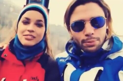 Romantici Onestini e Ivana Mrazova, slalom d’amore sulla pista da sci