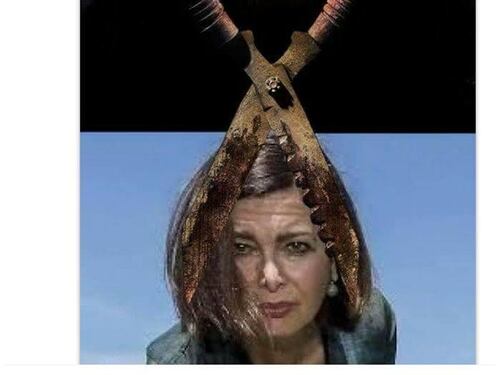 Boldrini con la testa tra le cesoie, nuovo fotomontaggio choc su Fb: "Giustizia per Pamela"