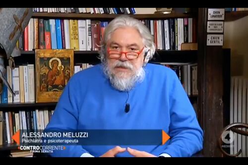 Controcorrente, Meluzzi e la teoria del microchip sotto pelle: gestione poliziesca del Covid