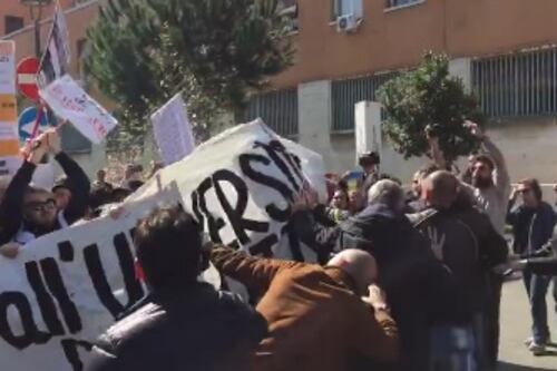 Alla Sapienza c'è la Fedeli, tensione e tafferugli