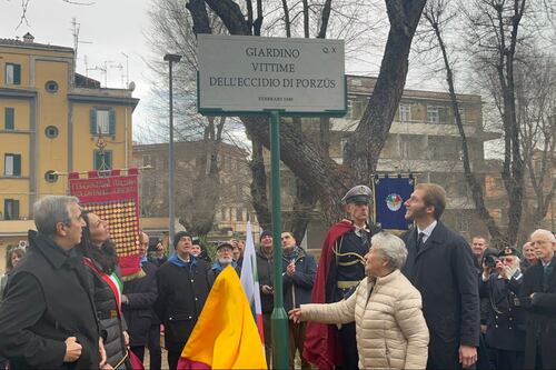 Roma, giardino intitolato alle vittime di Porzus: Gasparri: "Strage dimenticata per troppo tempo"
