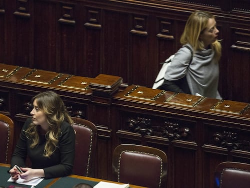 Maria Elena Boschi e Giorgia Meloni rivali in politica ma unite contro lo stalking