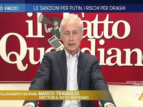 La grande fuga di Mario Draghi sulla Russia. L’affondo di Marco Travaglio a Otto e mezzo: “Si è eclissato, ecco perché”