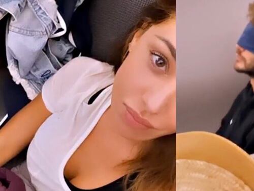 Lusso e champagne, la fuga segreta di Belen e De Martino