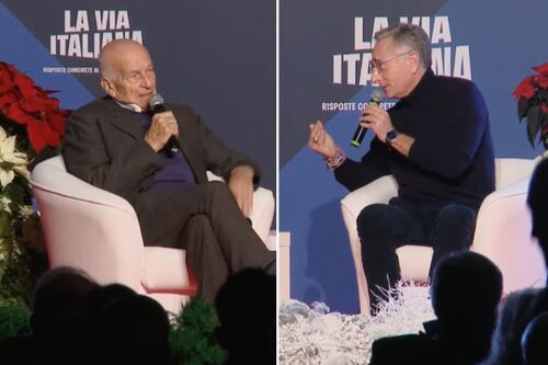 Atreju, Bonolis e la filosofia "sti ca...". Il botta e risposta con Bertinotti