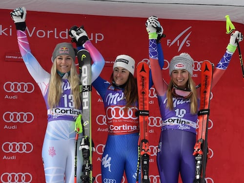Sofia Goggia trionfa a Cortina: battute Vonn e Shiffrin
