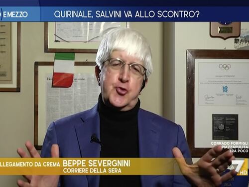 “Non ci si arriva mai...”. A Otto e mezzo Beppe Severgnini fa capire quando cadrà il governo