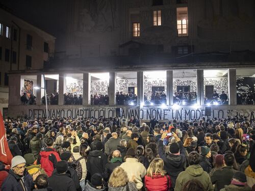 Quarticciolo, giallo all'ex questura occupata: non ha le utenze di luce e acqua