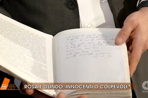 Quarto Grado, spunta il diario di Olindo Romano: "Cosa ha scritto in carcere"