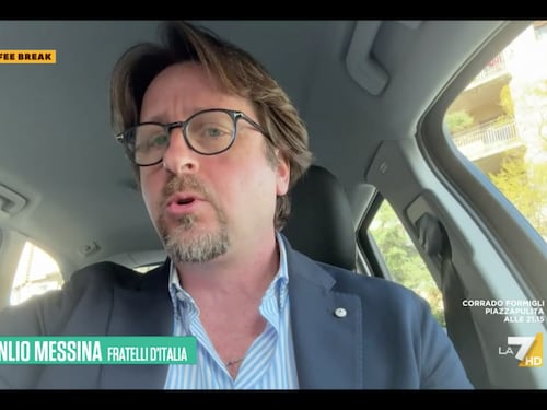 Coffee Break, Messina a muso duro con la stampa sinistra: “Aizzano le folle contro Meloni”