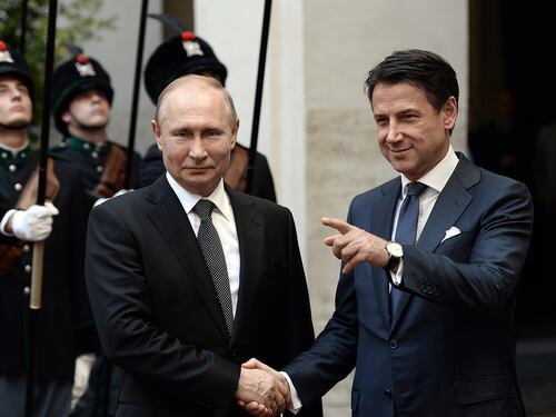 Il Papa, Mattarella e Conte: gli incontri di Putin a Roma