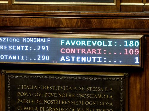Il governo non c'è più