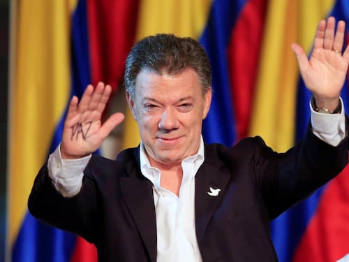 Il Premio Nobel per la Pace al presidente della Colombia Jose Manuel Santos
