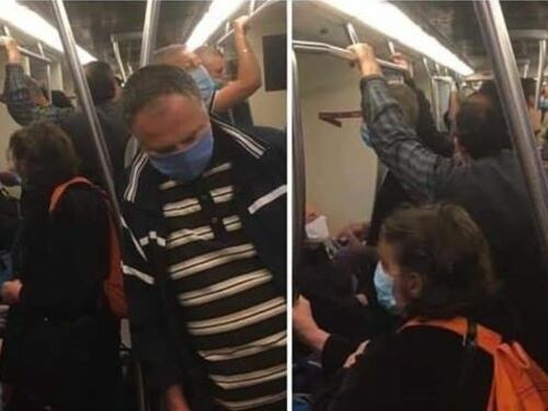 Altro che un metro di distanza. Metro e bus, file e ressa a Termini, Ponte Mammolo e Battistini