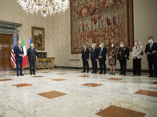 Biden al Quirinale da Mattarella: Usa e Italia uniti su clima e lotta al Covid