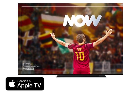 L'App di Now ora anche su Apple tv