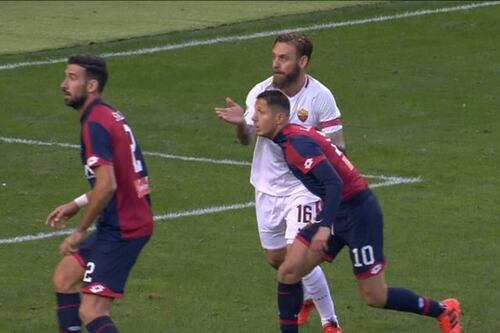 Due turni a De Rossi per lo schiaffo a Lapadula. Tare inibito per una settimana