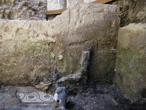 Scoperta una piccola Pompei sotto la metro di Roma