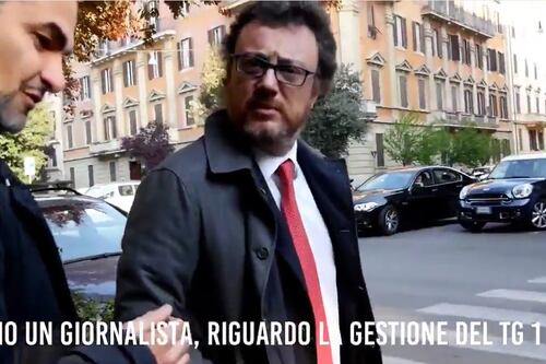 Grillini reporter e incalzano Orfeo: perché il Tg1 censura la Raggi?