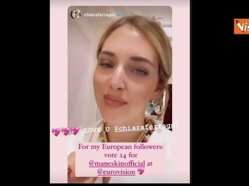Votate Maneskin, ecco l'appello social di Chiara Ferragni e Fedez