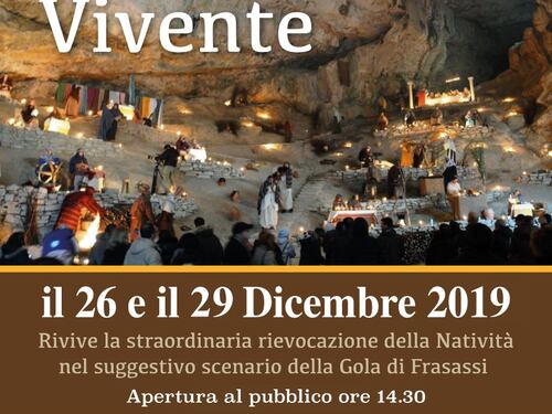 A Genga il Presepe va in scena nella Gola di Frasassi - 26 e 29 dicembre