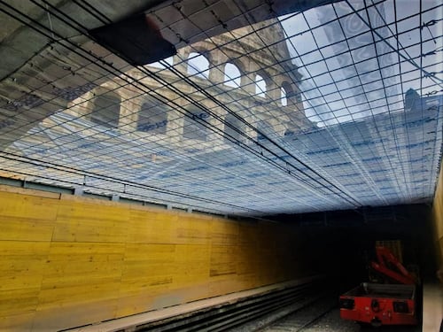 Sorpresa, dalla metro C sbuca il Colosseo