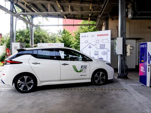 Nissan Leaf ricarica l'appartamento